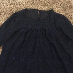 Dark blue blouse